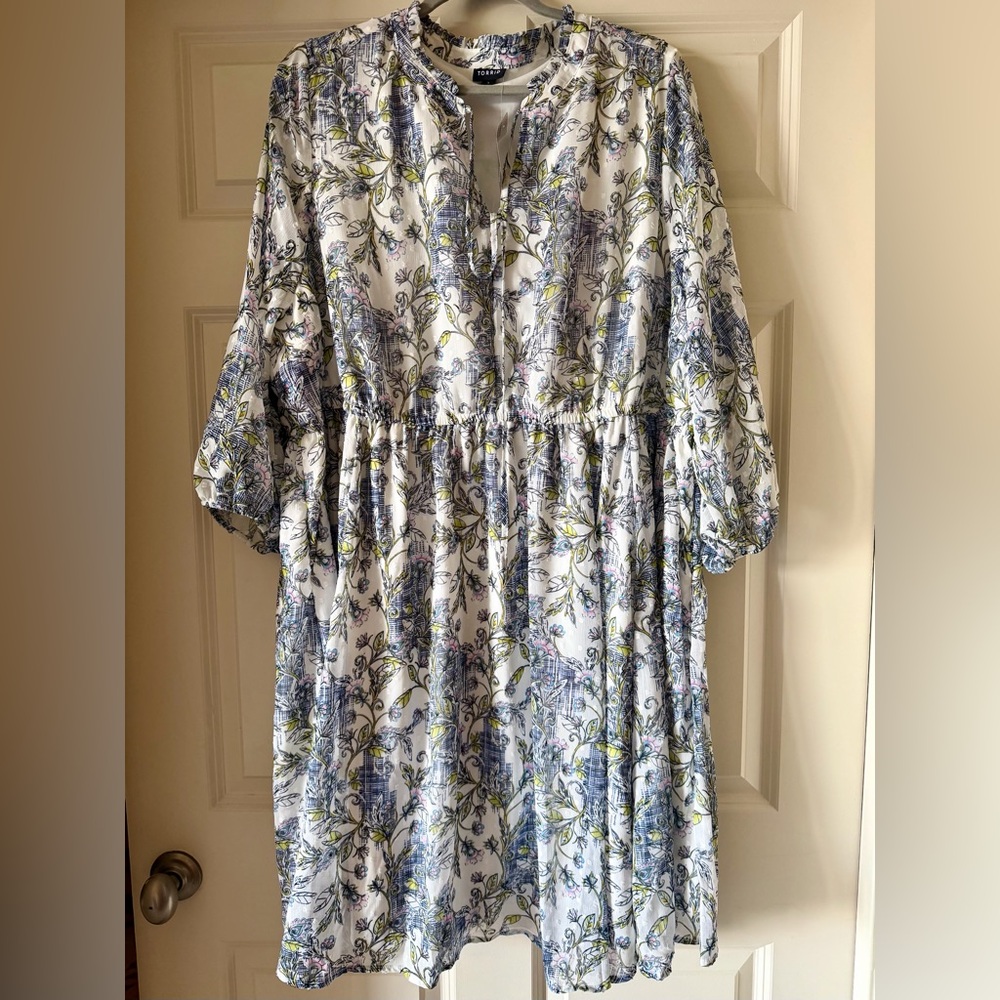 Torrid Mini Floral Print Dress
